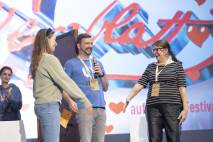 Astrid Beck beim Mentoring Herzblatt auf dem UX Festival 2022