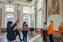 Ausschnitt aus der Klosterführung während der Winter School 2026