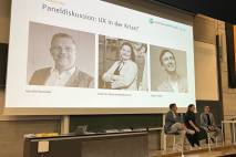 Teilnehmer*innen der Panel Diskussion "UX in der Krise?"