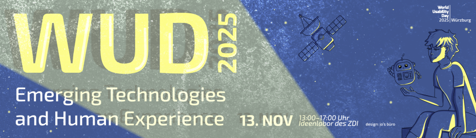 Mensch spielt mit neuer Technologie