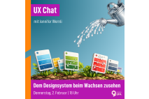 Komponenten eines Design Systems werden von einer Gießkanne gegossen. 