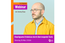 Foto von Jimmy Elias mit dem Webinar-Titel darunter. 