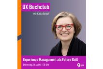 Foto von Katja Busch, darunter steht der Buchclub-Titel. 