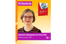 Autorin Katja Busch und ihr Buch "Experience-Management als Future Skill" im UX Buchclub