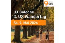 UX Cologne 3. UX Wandertag am 9. Mai 2026, Werbebild