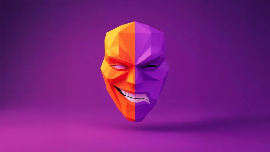 Masek mit zwei Gesichtern