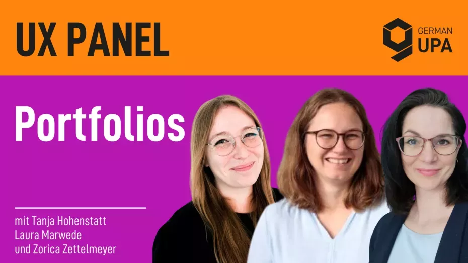 Sharepic Panel "Bewerbungen und Portfolios"