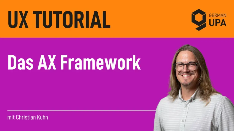 UX Tutorial AX Framework