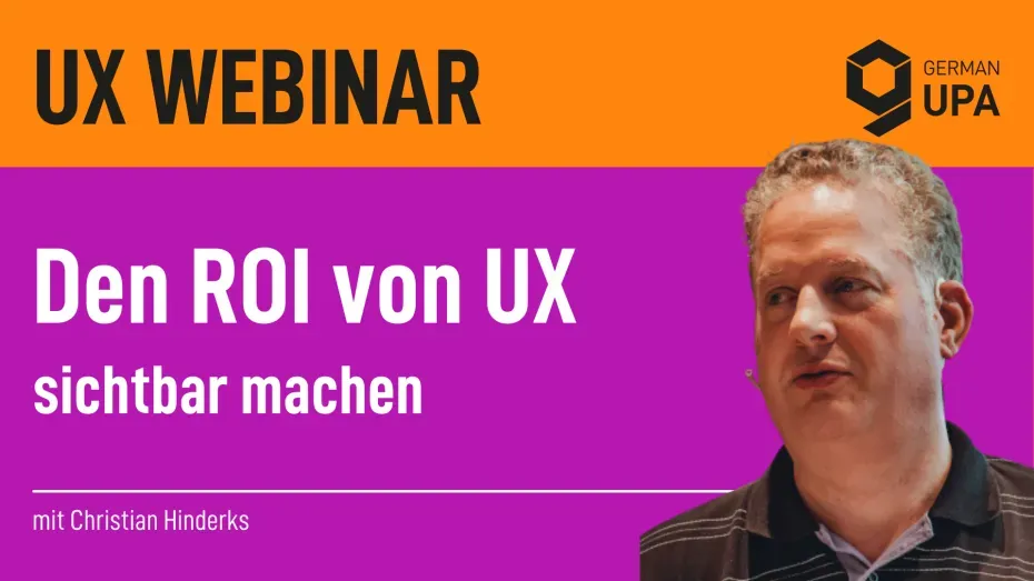 UX Webinar ROI