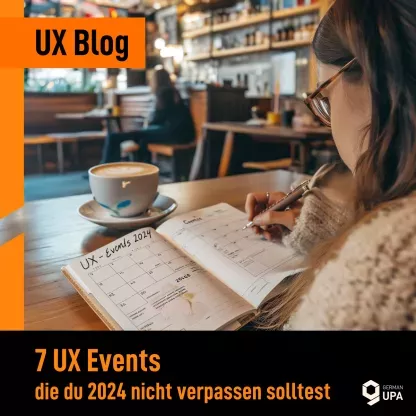7 UX Event die du 2024 nicht verpassen solltest