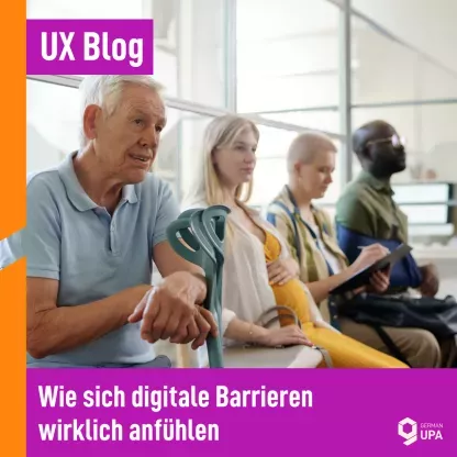 Sharepic &quot;Wie sich digitale Barrieren wirklich anfühlen&quot;