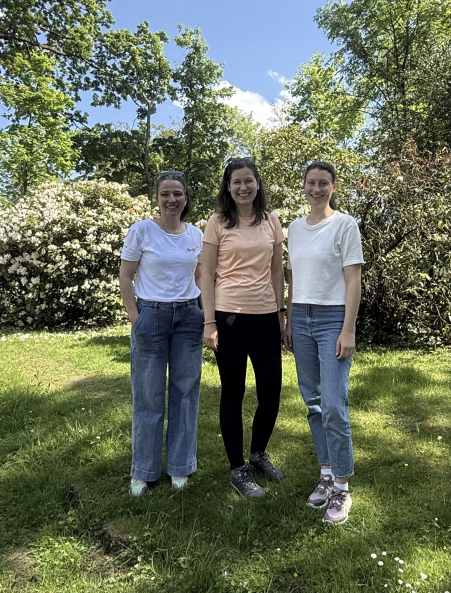 Orga Team (von li nach re: Anne, Steffi, Clara)